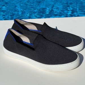 Rothy's Size 9 The Original Slip on Sneaker Black Solid